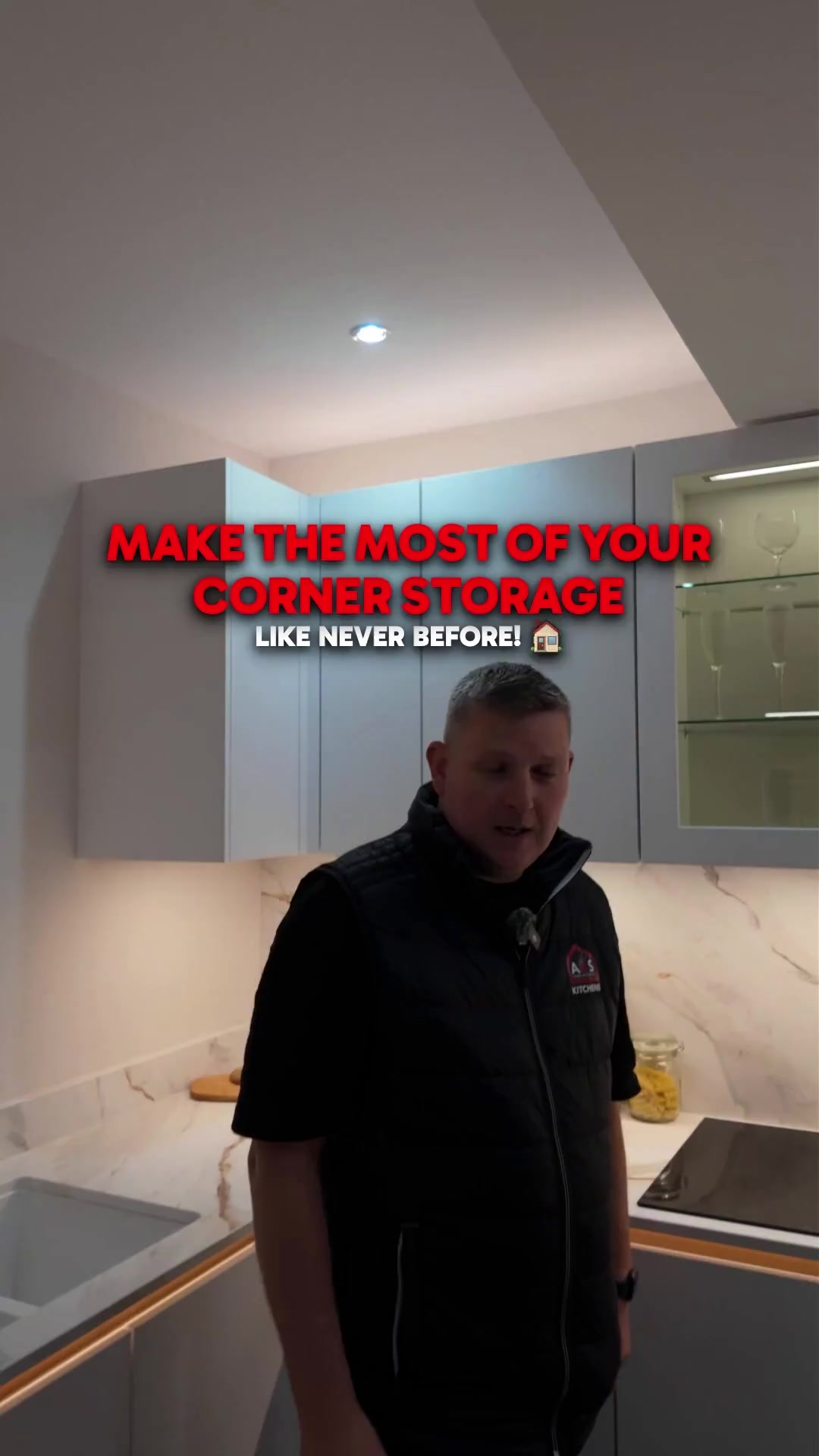 Maximise your kitchen's corner space! 🥳 

Check out these swivel shelves for perfect organisation.